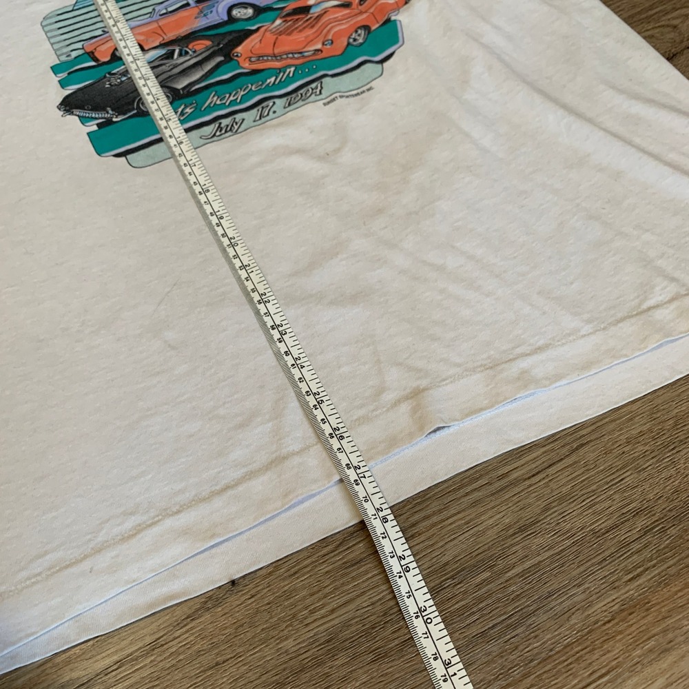 Vintage 1994 South Lyon Auto Show T-Shirt XL Best Fruit of the Loom Car Graphic - Picture 5 of 8